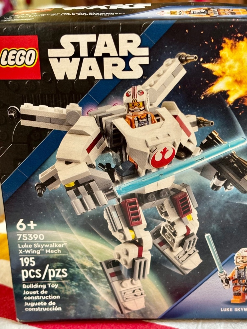LEGO STAR WARS "Luke Skywalker X-Wing Mech" 75390 UNOPENED